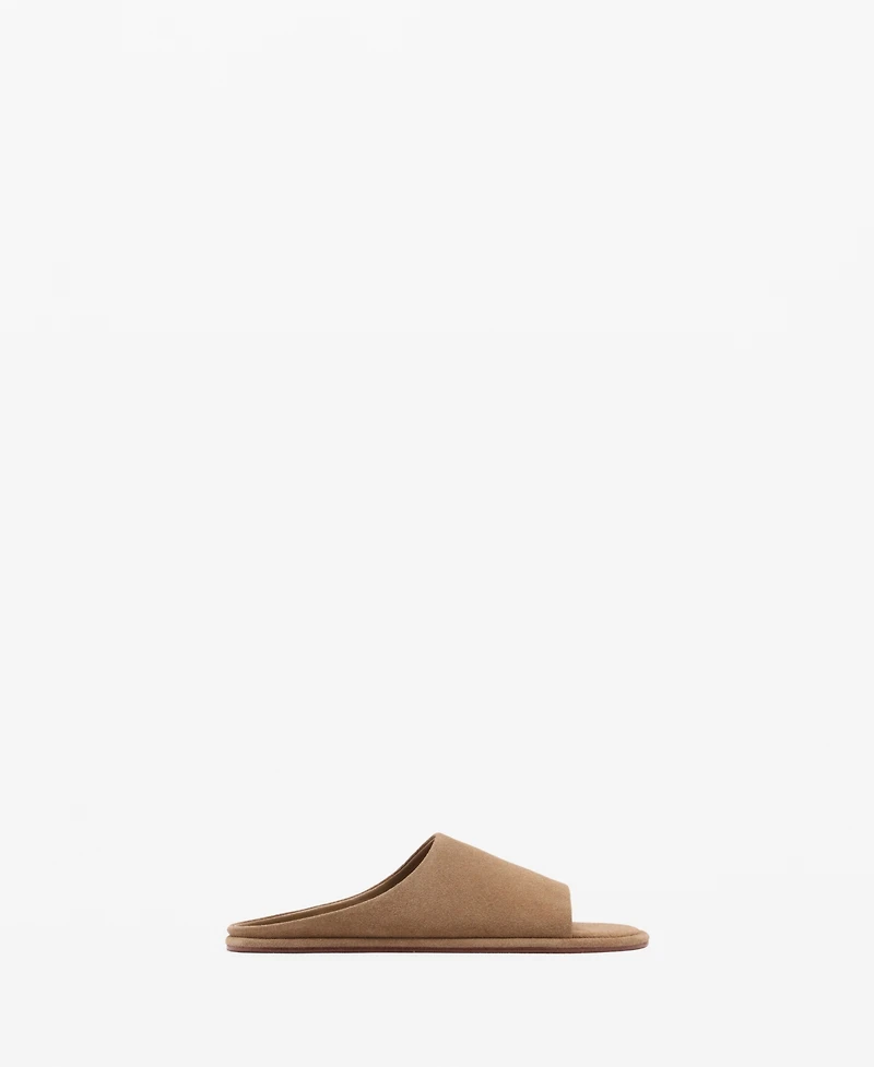 Mango Women's Suede Leather Sandals