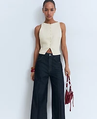 Mango Women's Back-Tie Vest