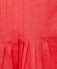 Mango Women's Ramie Pleated Skirt
