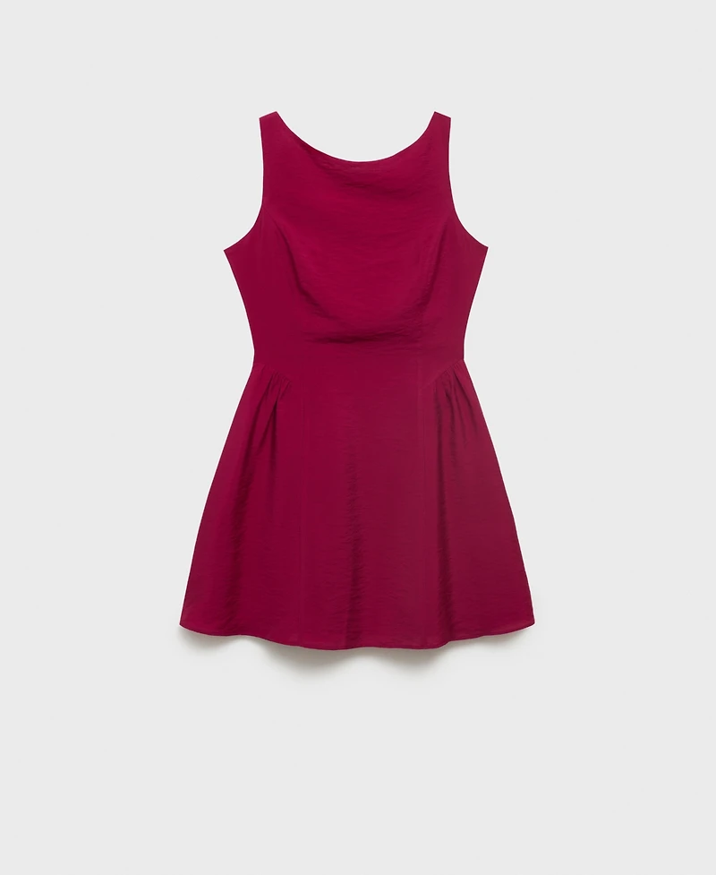Mango Women's Short Flared Dress