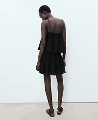 Mango Women's Ruffle Knit Dress