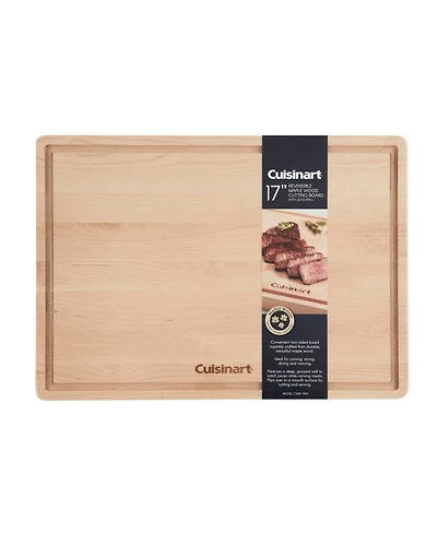Cuisinart 17" Reversible Maple Wood Cutting