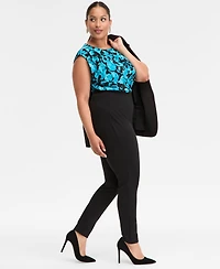 I.n.c. International Concepts Plus High-Rise Slim-Fit Ankle Pants, Macy's Exclusive