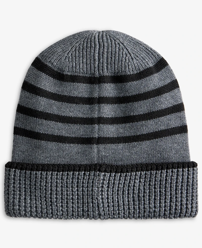 Cole Haan Men's Heritage Stripe Cuffed Beanie