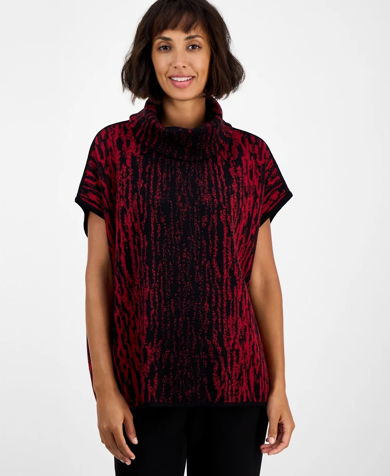 Anne Klein Women's Cowl-Neck Dolman-Sleeve Sweater