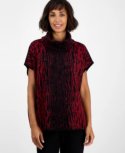 Anne Klein Women's Cowl-Neck Dolman-Sleeve Sweater
