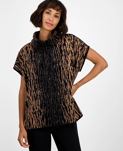 Anne Klein Women's Cowl-Neck Dolman-Sleeve Sweater