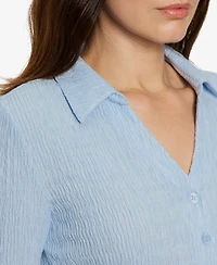 Sanctuary Women's Long Sleeve Textured Top