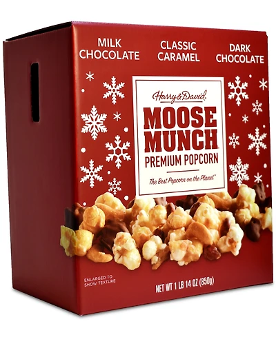 Harry & David Milk Chocolate, Dark Chocolate and Caramel Moose Munch Party Box, 30-Oz.