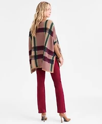 Jones New York Womens Drop Shoulder Turtleneck Sweater Lexington Ankle Length Straight Jeans