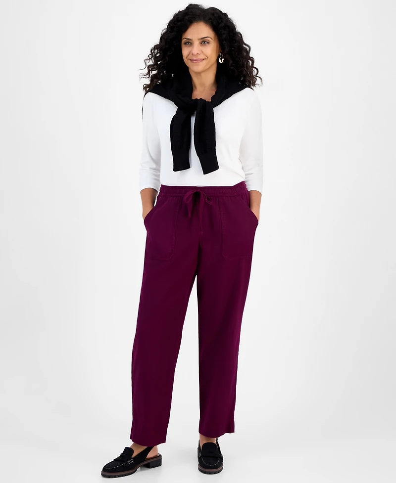 Style & Co Women's Pull On Utility Pants, Macy's Exclusive