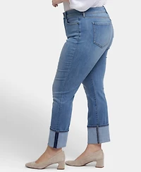 Nydj Plus Marilyn Straight Leg Jeans