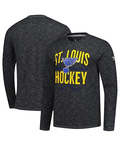 Fanatics Men's Charcoal St. Louis Blues Long Sleeve T-Shirt