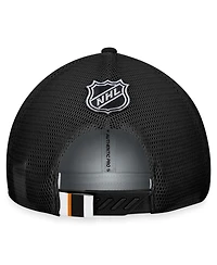 Fanatics Men's Gray/Black San Jose Sharks Authentic Pro Home Ice Trucker Adjustable Hat