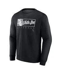 Fanatics Men's Black Chicago White Sox Focus Fleece Pullover Sweatshirt