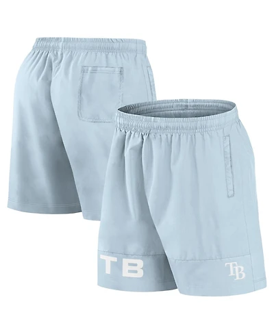 Fanatics Men's Light Blue Tampa Bay Rays Elements Swim Shorts