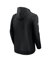 Fanatics Men's Black Nhl Pro Rink Fleece Pullover Hoodie