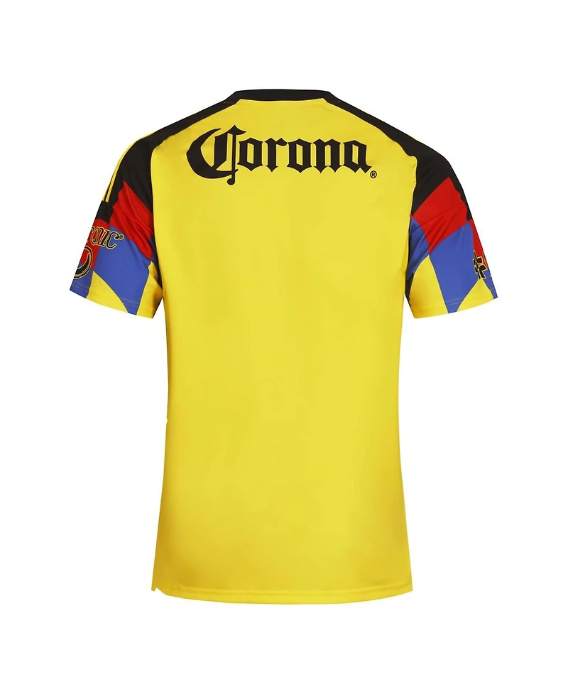 Adidas Men's Yellow Club America 2025/26 Home Replica Jersey
