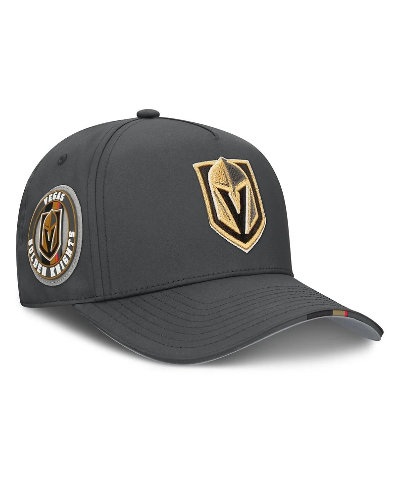 Fanatics Men's Gray Vegas Golden Knights 2025 Nhl Draft Authentic Pro On-Stage Podium A-Frame Adjustable Hat