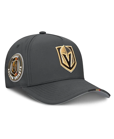 Fanatics Men's Gray Vegas Golden Knights 2025 Nhl Draft Authentic Pro On-Stage Podium A-Frame Adjustable Hat