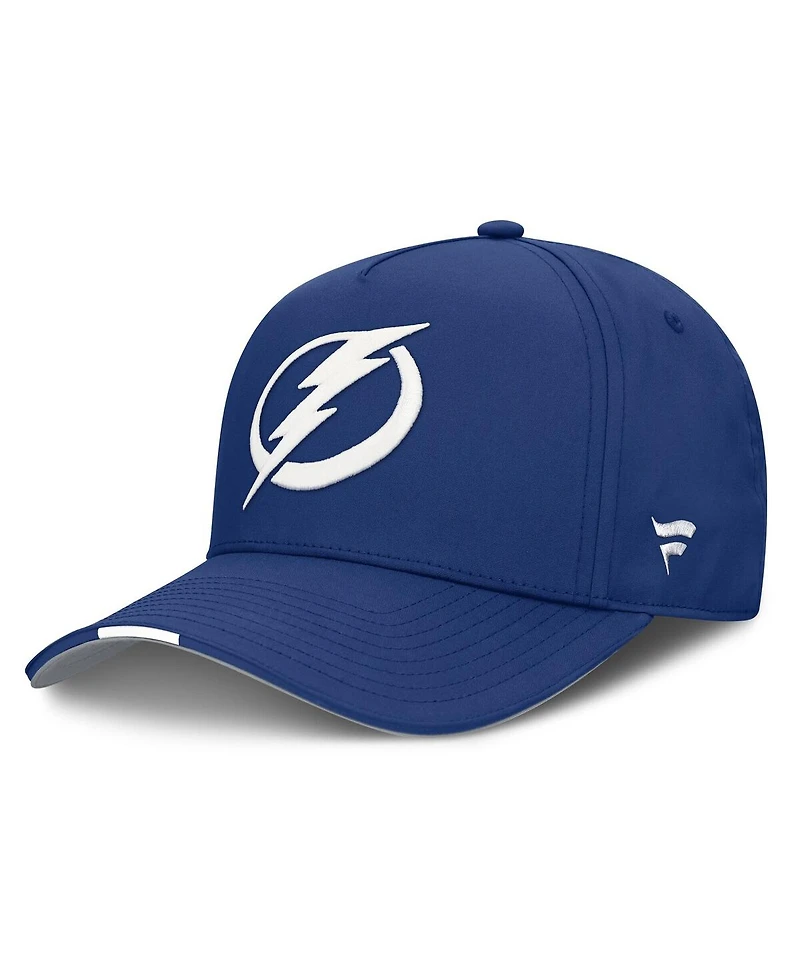Fanatics Men's Blue Tampa Bay Lightning 2025 Nhl Draft Authentic Pro On-Stage Podium A-Frame Adjustable Hat