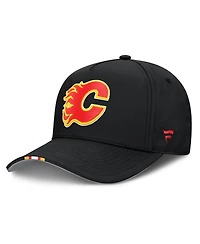 Fanatics Men's Black Calgary Flames 2025 Nhl Draft Authentic Pro On-Stage Podium A-Frame Adjustable Hat