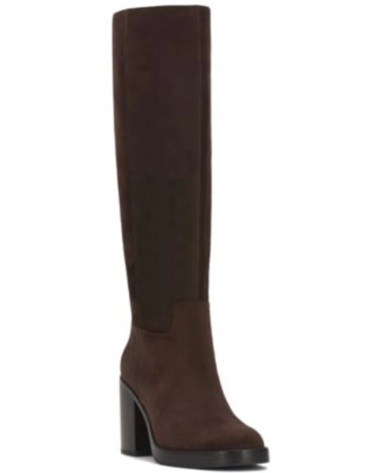 Vince Camuto Womens Gibi Platform Boot Regular Wide Calf Extra Wide Calf