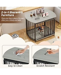 Streamdale Furniture 31.5" Dog Crate End Table