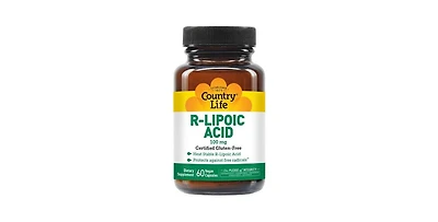 Country Life R-Lipoic Acid, 60 Caps