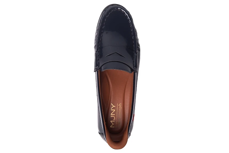 Marc Joseph New York Womens Newbury Street Hands-Free Slip On Technology Penny Loafers