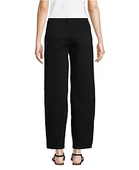 Lands' End Women's Denim High Rise Barrel Leg Ankle Jeans