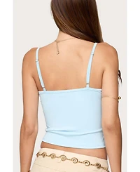 Edikted Women's Clarence Beaded Tank Top