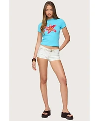 Edikted Womens Daylily T Shirt