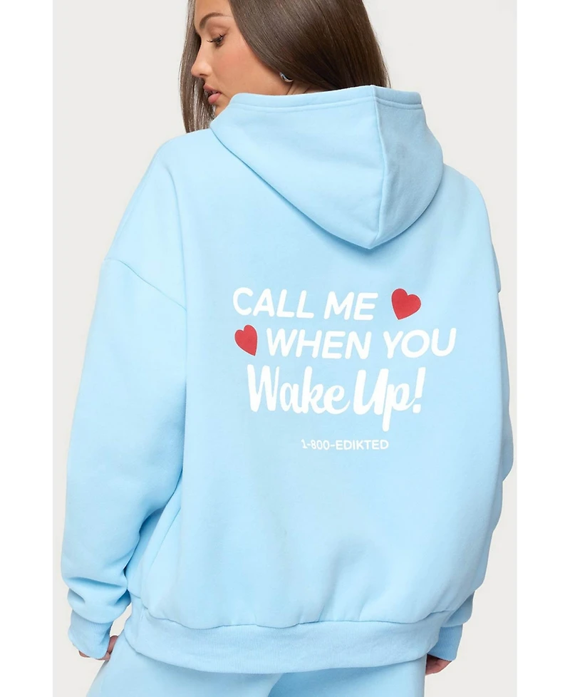 Edikted Women's Call Me Hoodie