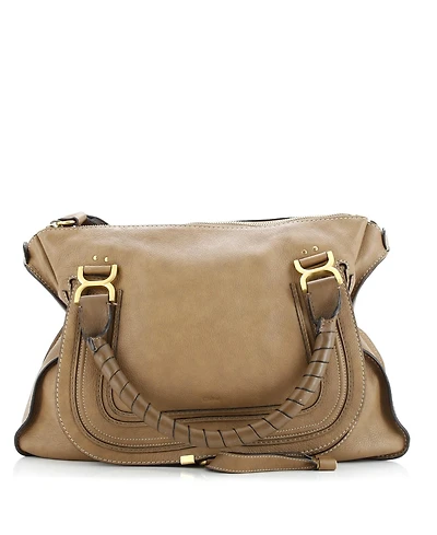 Pre-Owned Chloe Large Marcie Shoulder Bag Leather