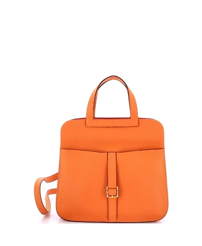 Pre-Owned Hermes 25 Halzan Bag Clemence