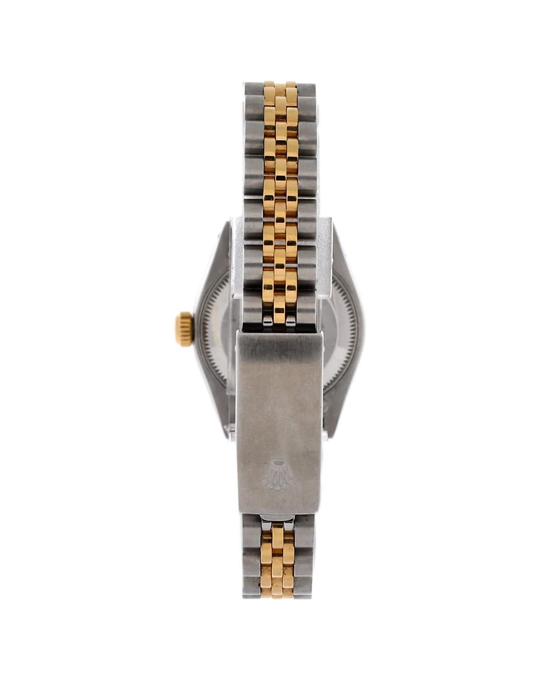 Pre-Owned Rolex Oyster Perpetual Datejust Automatic Watch in Stainless Steel and Gold with Diamond Markers 26mm
