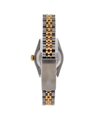 Pre-Owned Rolex Oyster Perpetual Datejust Automatic Watch in Stainless Steel and Gold with Diamond Markers 26mm