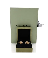 Pre-Owned Van Cleef & Arpels Sweet Alhambra Effeuillage Heart Earrings