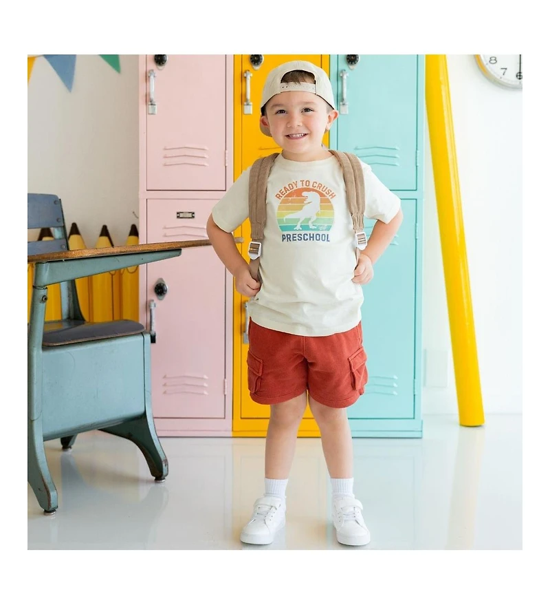 Sweet Wink Little and Big Boys Ready to Crush Preschool Short Sleeve T-Shirt