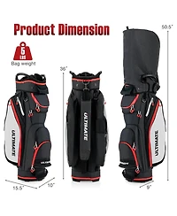 Mecale Lightweight and Large Capacity Golf Cart Bag