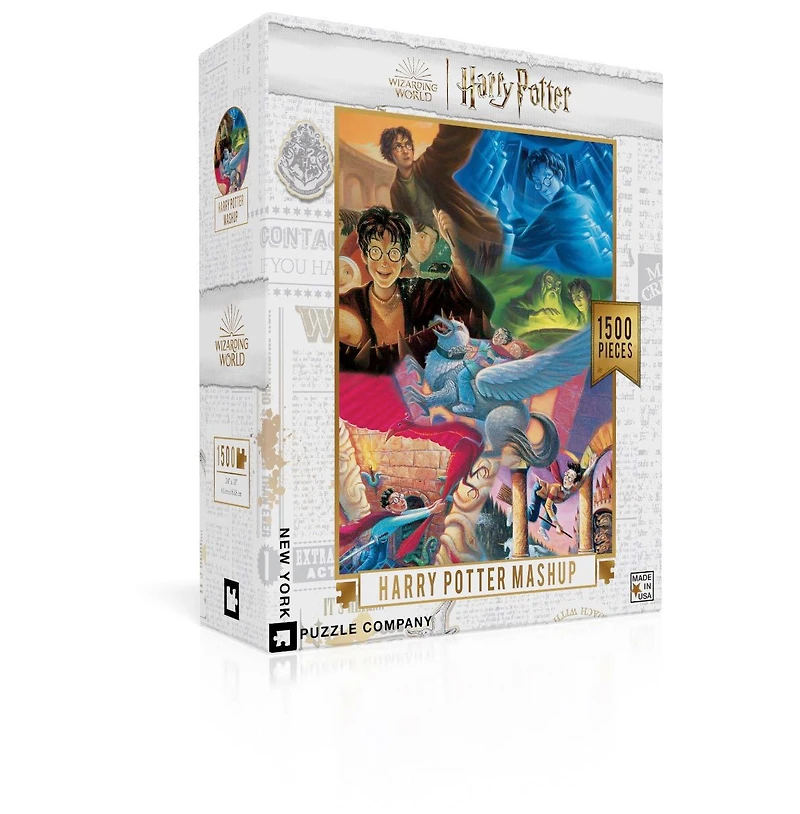 New York Puzzle Company Harry Potter Mashup 1500 Piece Puzzle