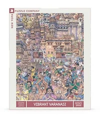 New York Puzzle Company Vibrant Varanasi 1000 Piece Puzzle