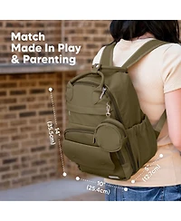 KeaBabies Play Diaper Bag Backpack Comes with Portable Changing Pad, Baby for Mom, Travel Essential