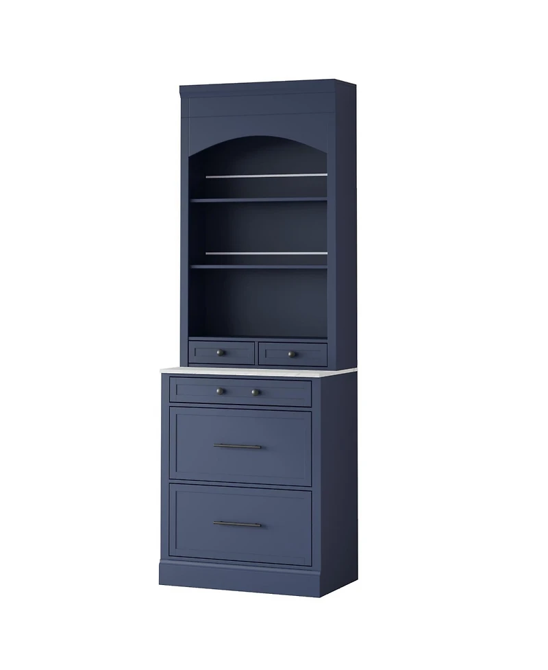 Streamdale Furniture Modern Kitchen Pantry Cabinet Set of 2