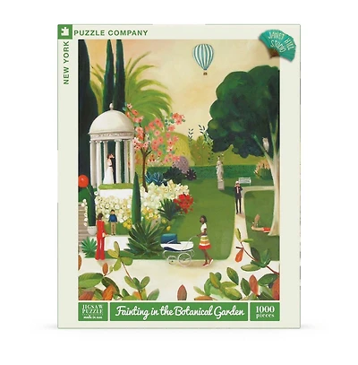 New York Puzzle Company Fainting in the Botanical Garden 1000 Piece Puzzle