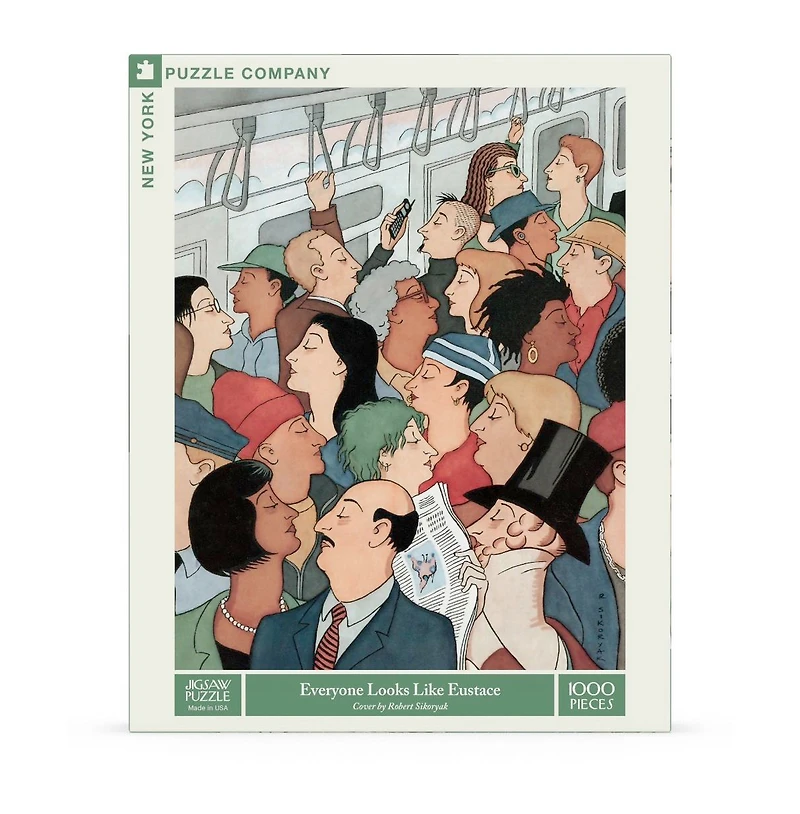 New York Puzzle Company Everyone Looks Like Eustace 1000 Piece Puzzle