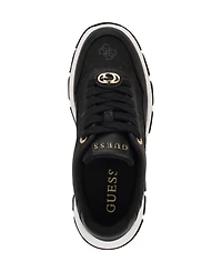 Guess Women's Berrett Quattro G Lace-Up Platform Hiker Sneakers