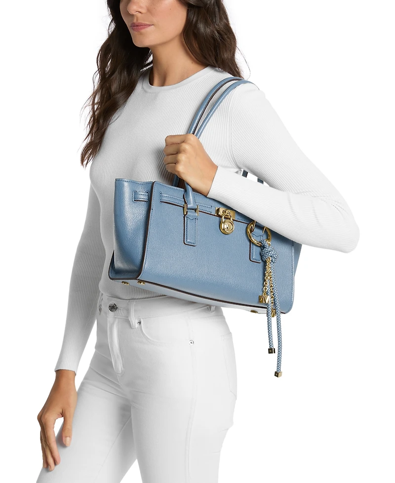 Michael Kors Hamilton Moderne Small Leather Satchel