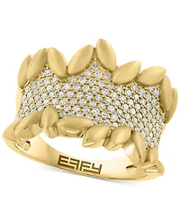 Effy Diamond Pave Vine-Inspired Wide Ring (1/2 ct. t.w.) in 14k Gold